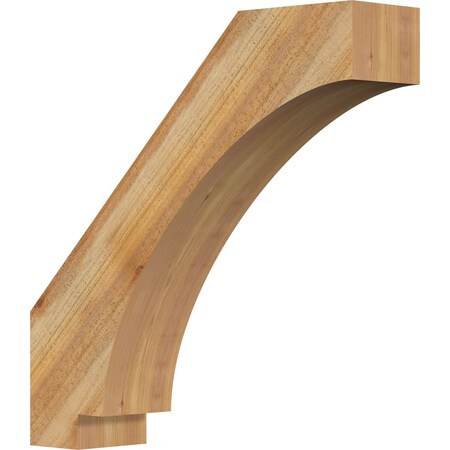 Ekena Millwork 6"W x 26"D x 26"H Imperial Rough Sawn Knee Brace, Western Red Cedar BRC06X26X26IMP00RWR